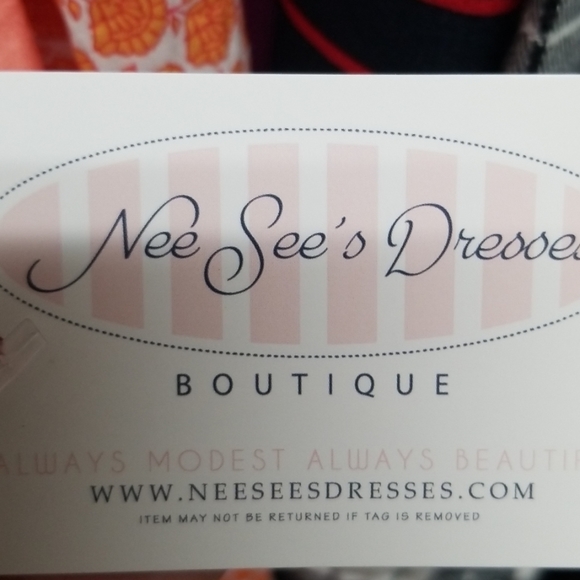 NWT 100% cotton slip on dress - Picture 4 of 6